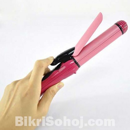 KM-1055 Kemei 2 in 1 Hair Straightener